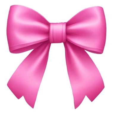 Pink bow sticker