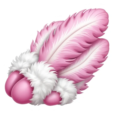 Rabbit's foot sticker