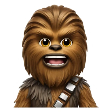 Chewbacca with a thumbs up sticker