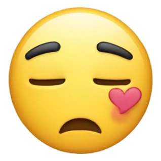 Face emoji winking blowing kiss sticker