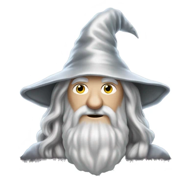 Gandalf from 'The Lord of the Rings', A Sparkling Unicorn sticker