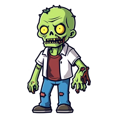 Me transforme em um zumbi sticker