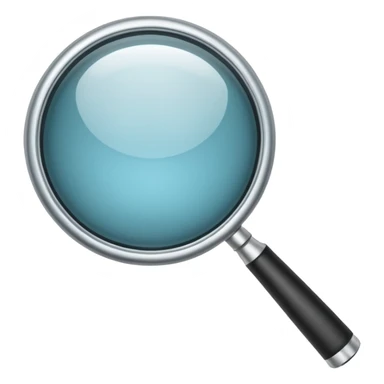 lupa, objeto sticker