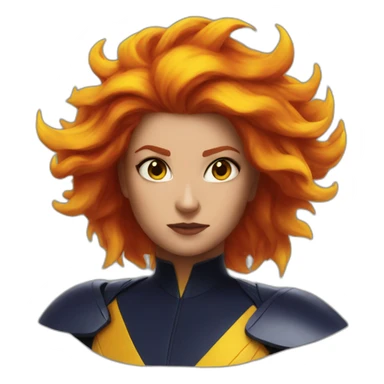 dark phoenix sticker