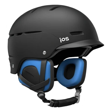 ski helmet without goggles sticker