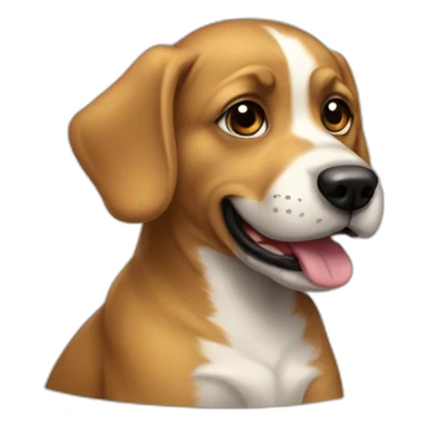 dog says “yeah Sir” like A soldier sticker