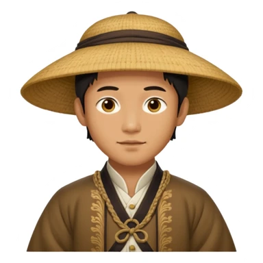 1600's Asian male sticker