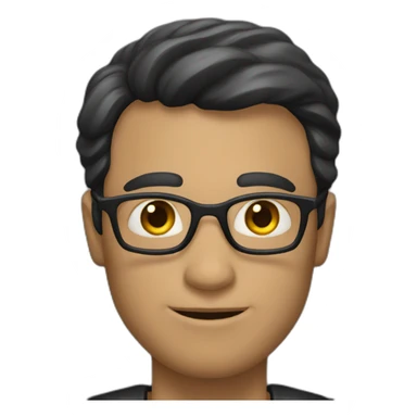 Un homme noir qui se pointe des doigts sticker