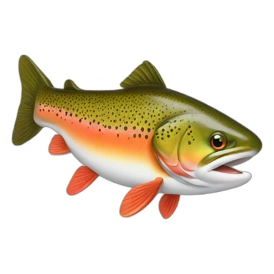 Trout sticker