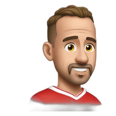 Ribery king  sticker