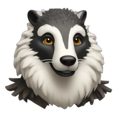 The interdimensional badger god sticker