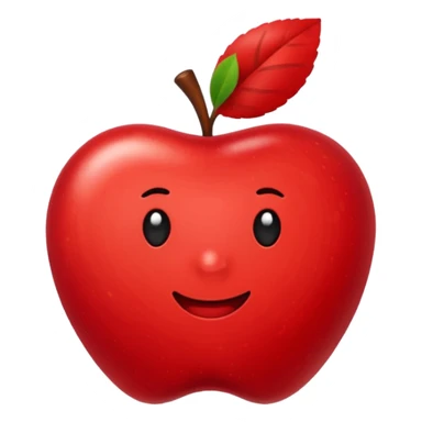 red Sharpie marker apple style emoji sticker
