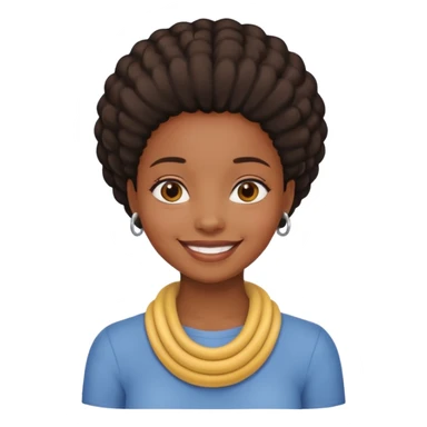 black girl hands around neck sticker