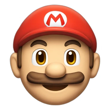 Mario smiling sticker