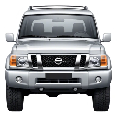Nissan Patrol - Nissan (Model Year: 2022) (Iconic colour: Silver) sticker