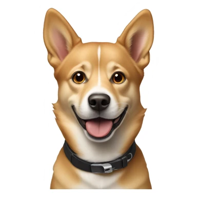Elon musk as a dog  sticker