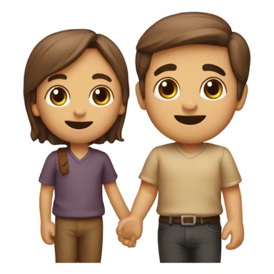 2 cubos de caramelo juntos castanho claro sticker