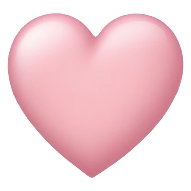 Light pink heart sticker