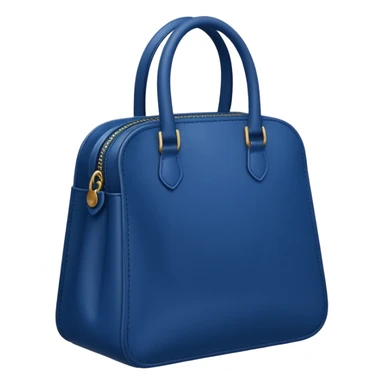 deep Prussian blue bag sticker