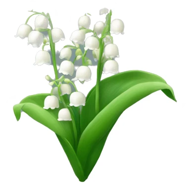 Lilies of the valley  sticker