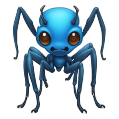 Blue chimera ant sticker