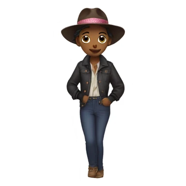 Lazo coquette roj sticker