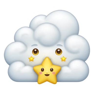 web hosting beginner plan, cloud with a star sticker