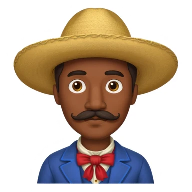 1800's mexican male sticker