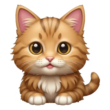 Cute kitten sticker