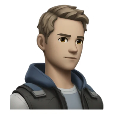 Conner Detroit become human  sticker