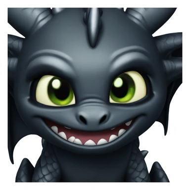 Toothless dragon night fury  sticker