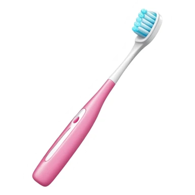 toothbrush with toothpaste pink theme sticker