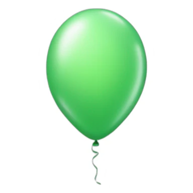 Light green balloon sticker