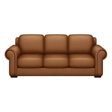 brown Aesthetic Couch Modern sofa sticker