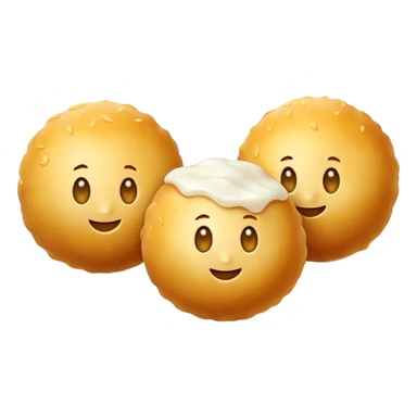 Mozzarella cheese balls sticker