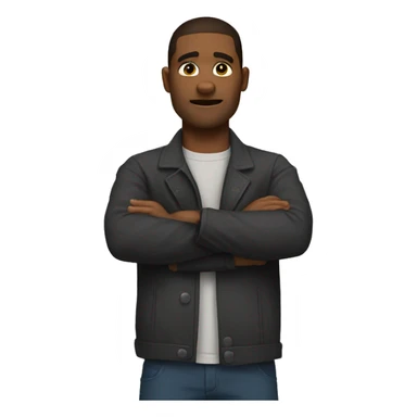 Cross your arms sticker