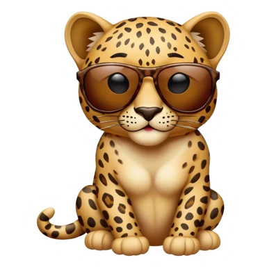 Dominant Leopard on turkish vacation   sticker