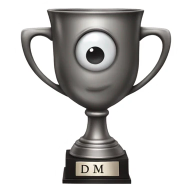 Goblet first place with name DTM sticker