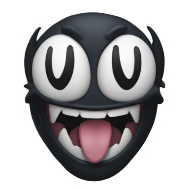 Venom's face sticker