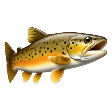 Brown trout  sticker