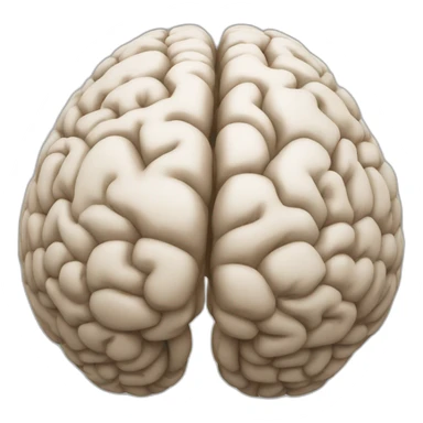 Upperview Brain sticker