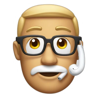 iPhone avec des airpods sticker