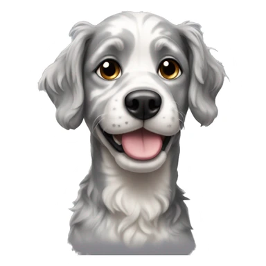 Dog doodle merle  sticker