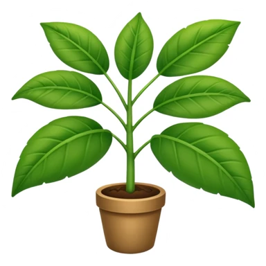 simple plant sticker