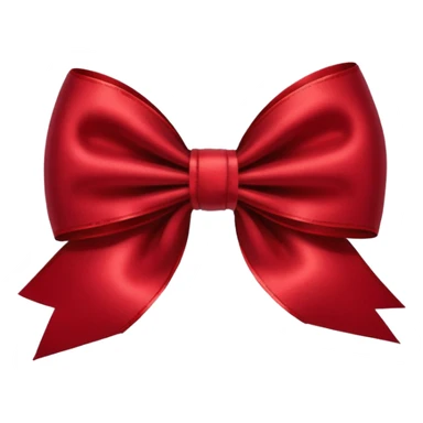 dark red bow sticker