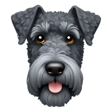 Kerry blue terrier sticker