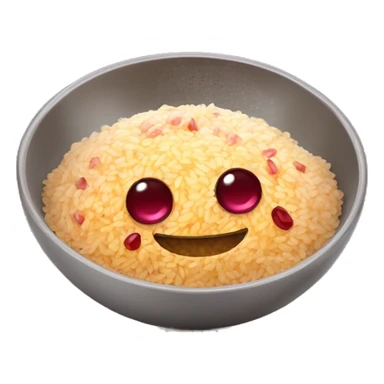 safran rice with pomegranate juice sticker