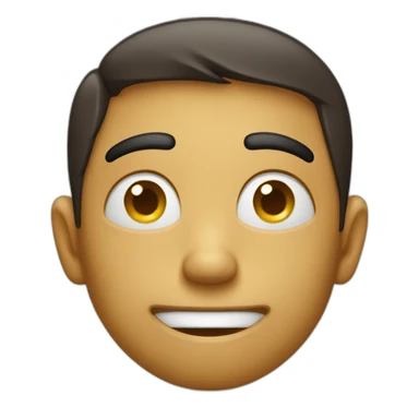 sourire triste sticker