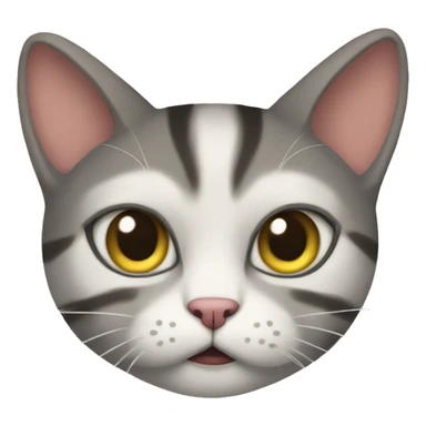 Cat with tension  sticker