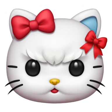 hello kitty angry sticker
